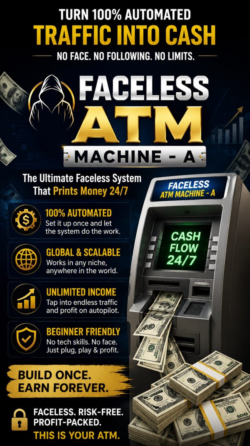 Faceless ATM Machine Traffic