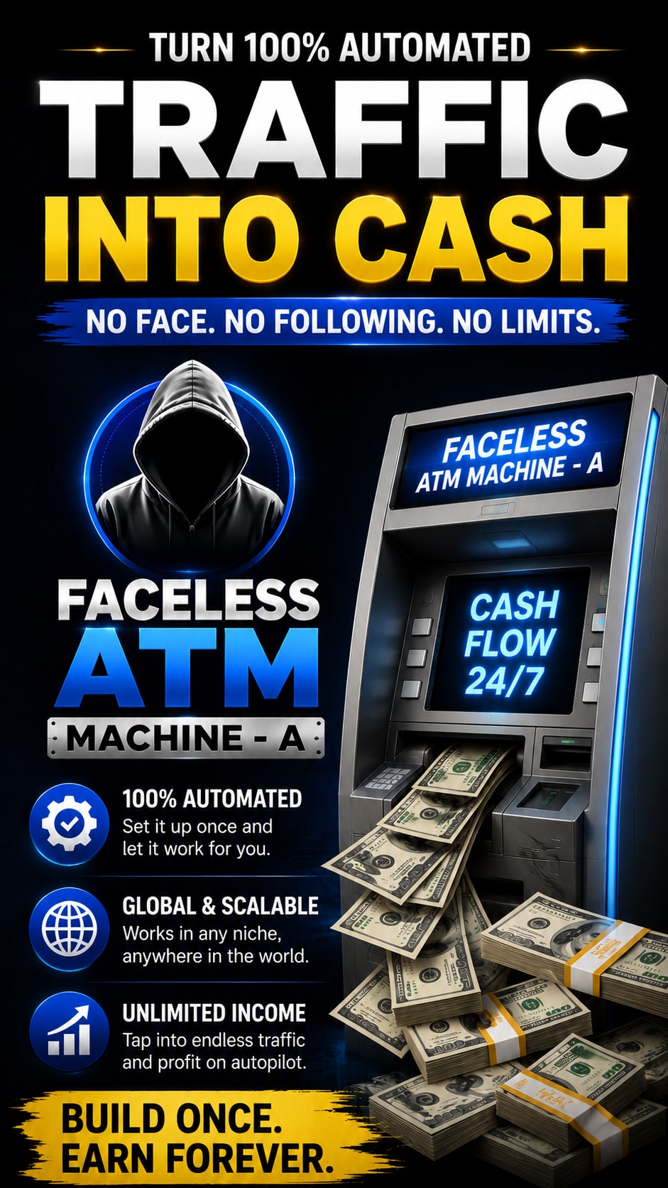 Faceless ATM Machine
